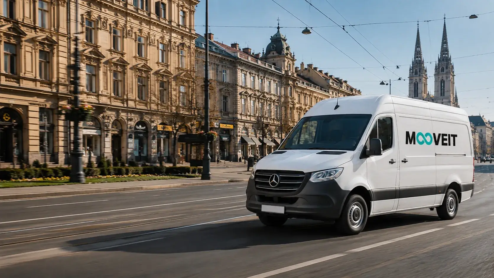 MooveIT kombi u vožnji ulicama Zagreba